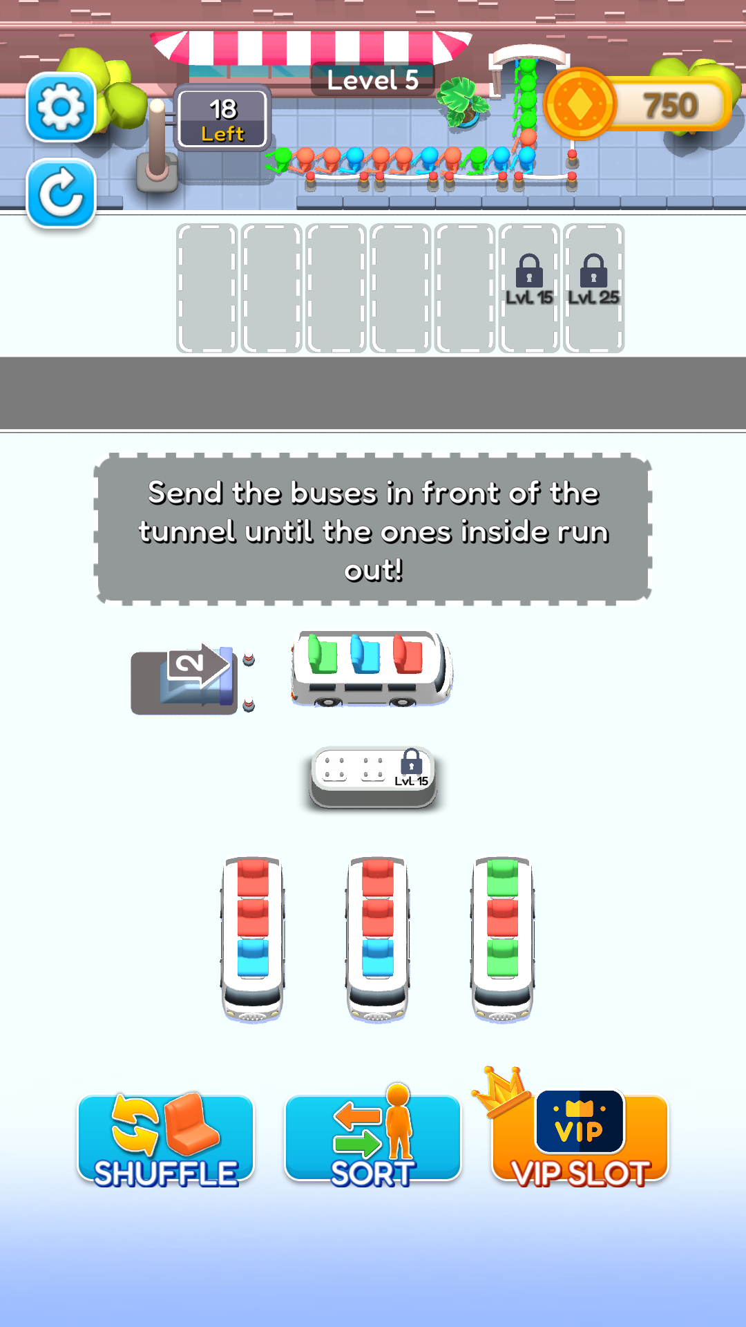 Tour Bus Mania game screen four